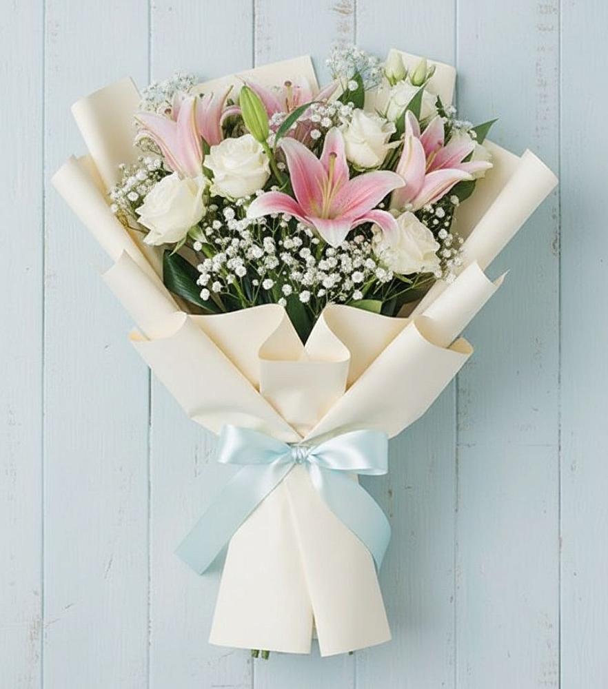 Букет цветов из: Лилии в Новобурейский