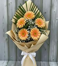 Букет цветов из:  Герберы в Новобурейский