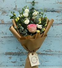Букет цветов из:  Розы и Лизиантусы #REPLACE_PRED# Новобурейский